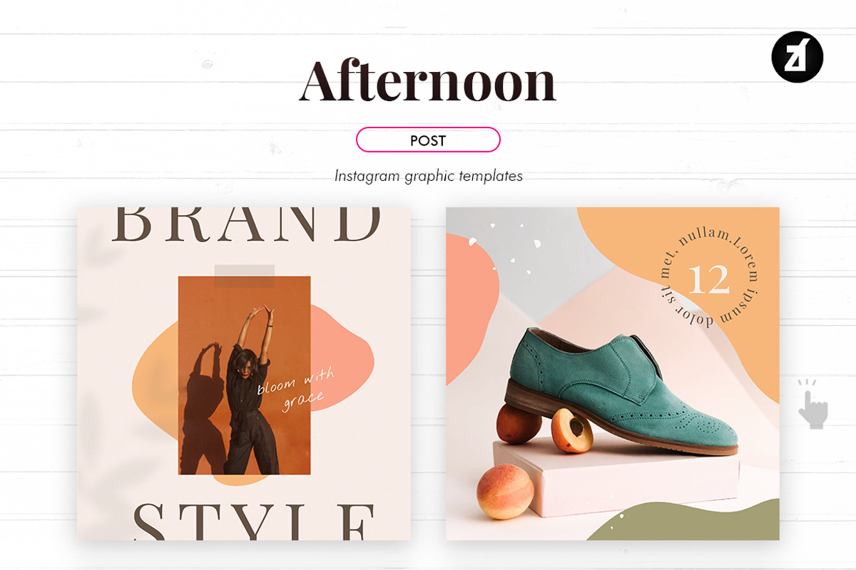 Afternoon social media graphic, a Social Media Template by Chanut is industries (Photo 3 of 11)