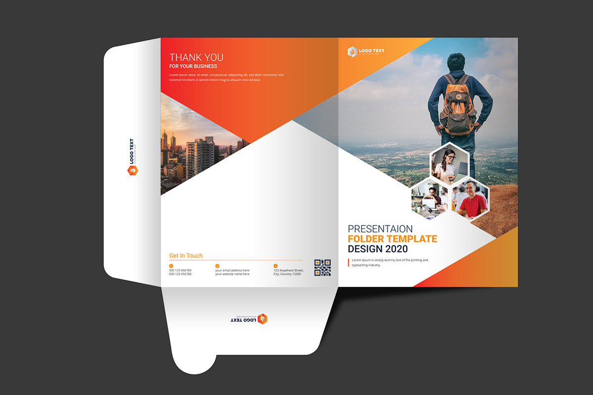 Presentation Folder Template Design, a Poster Template by zahidhossainalif (Photo 6 of 6)