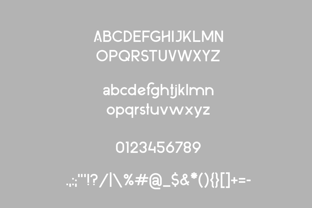 Moncorna Futuristic Sans Serif Font preview 8