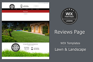 WIX Site Template Lawn & Landscape