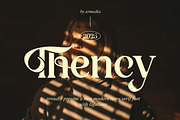 Thency || Modern Retro Serif Font, a Serif Font by Ermedia Studio (Thumbnail 1 of 10)