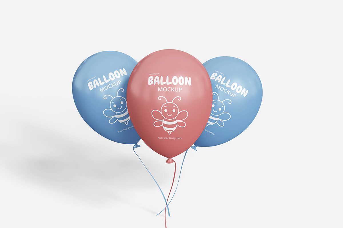 Balloon Mockup, a Product Mockup by Indah (Photo 6 of 6)