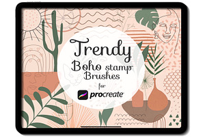 Boho Procreate Brush Bundle