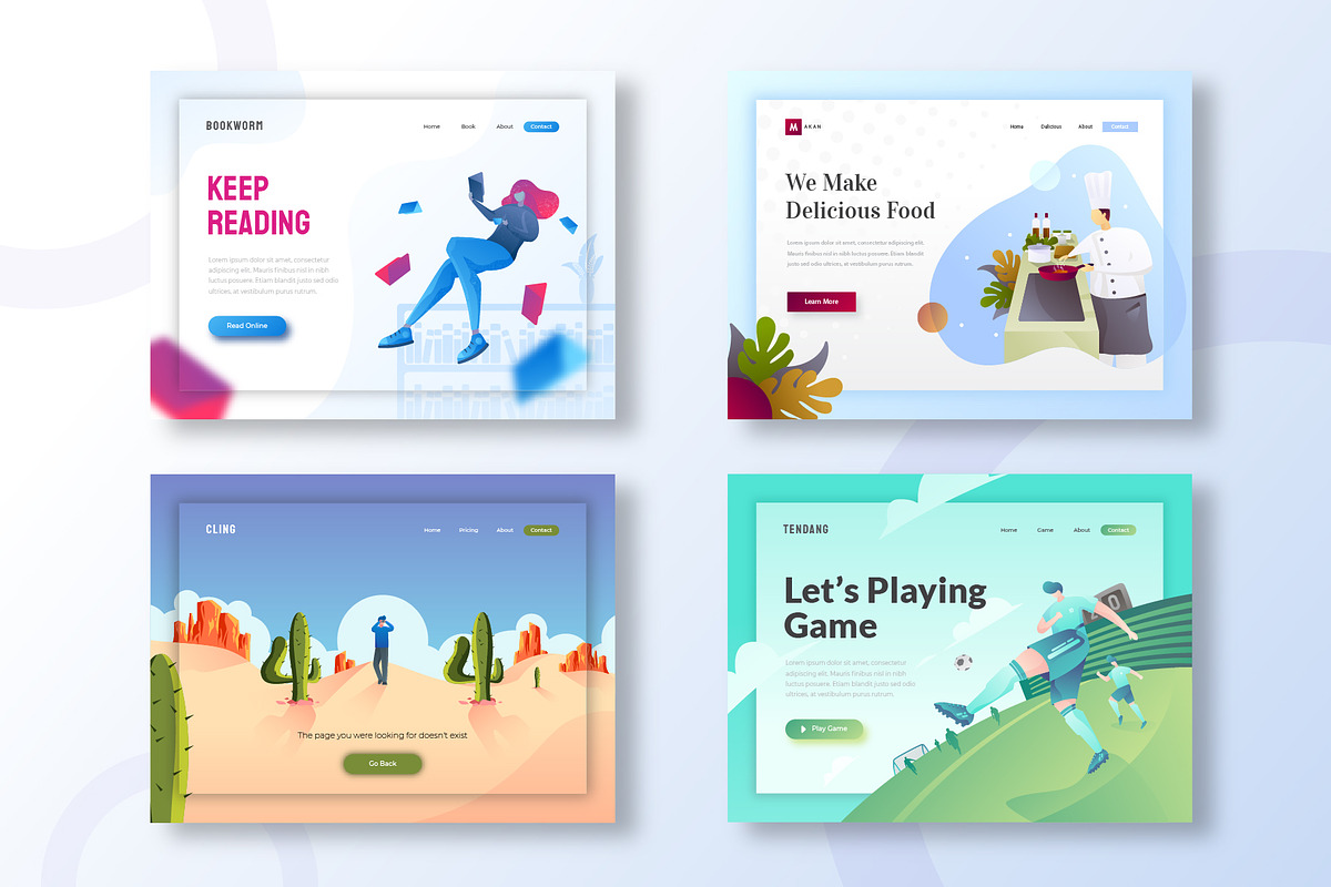 17 Premium Web Header Concept, a Templates & Theme by SLAB! Design (Photo 6 of 6)