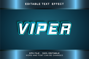 Viper Text Effect Editable