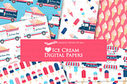 Ice Cream Party, Ice Cream Truck, an Illustration by Mia's Graphic Design (Thumbnail 7 of 9)