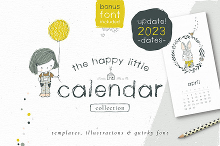Happy Calendar Set 2023 update