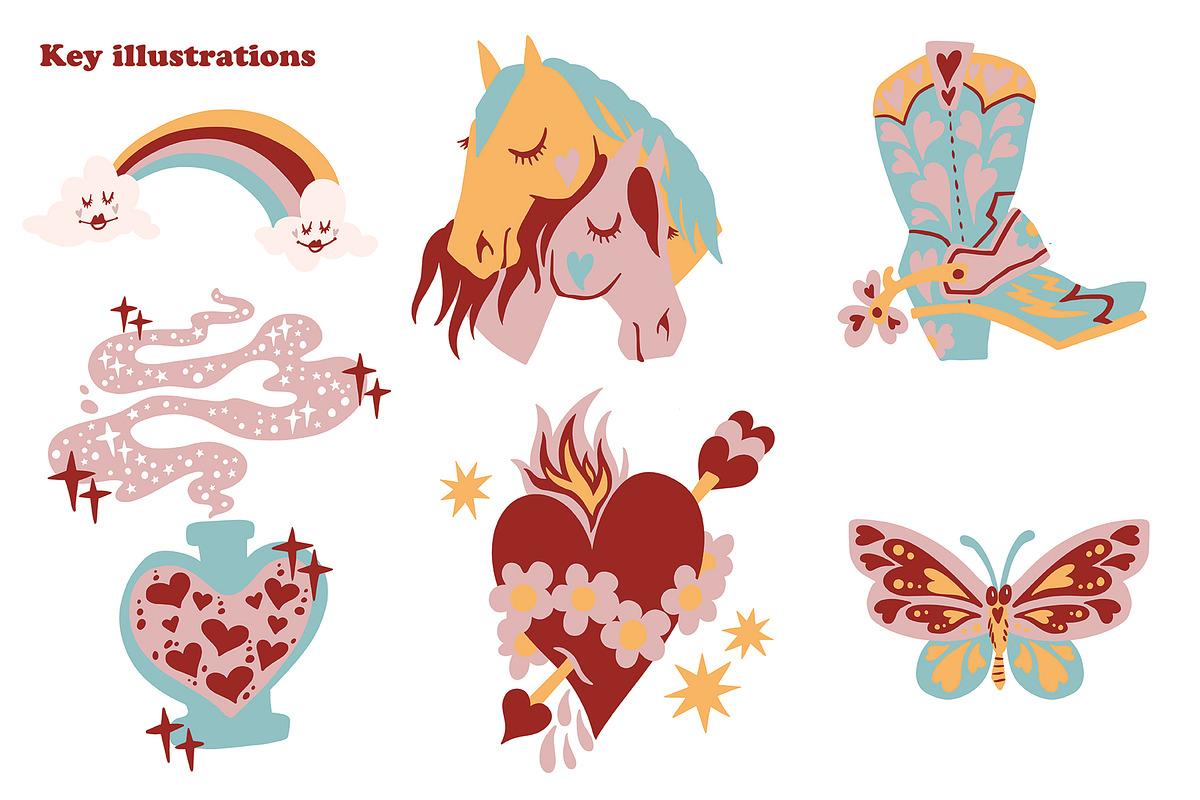 Sweetheart - Valentine illustration, a Graphic by Pony Gold Studio (Photo 5 of 9)