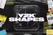 Y2K Aesthetic Shapes Vector AI , SVG, an Object Graphic by ASDF Graphics (Thumbnail 1 of 5)