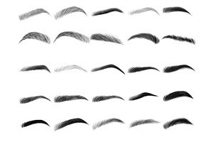 Brows Procreate Brushset, Eyebrows