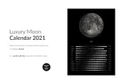 Moon Calendar 2021 #ready-to-print, a Flyer Template by BlackMocca (Thumbnail 2 of 3)