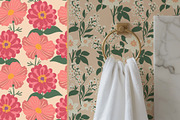 Garden Flowers patterns & clipart, a Pattern Graphic by Carpet Tapete Pretzel (Thumbnail 11 of 15)