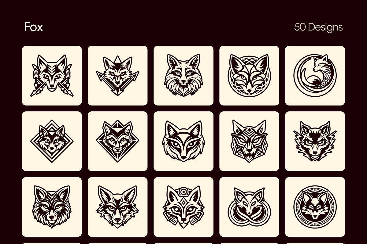 1500 Animal Logos, a Solid Icon by Creative Stall (Photo 20 of 37)