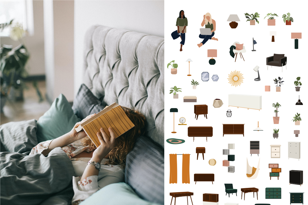 Home Decor- vector collection, an Illustration by Yana_mide (Photo 6 of 9)