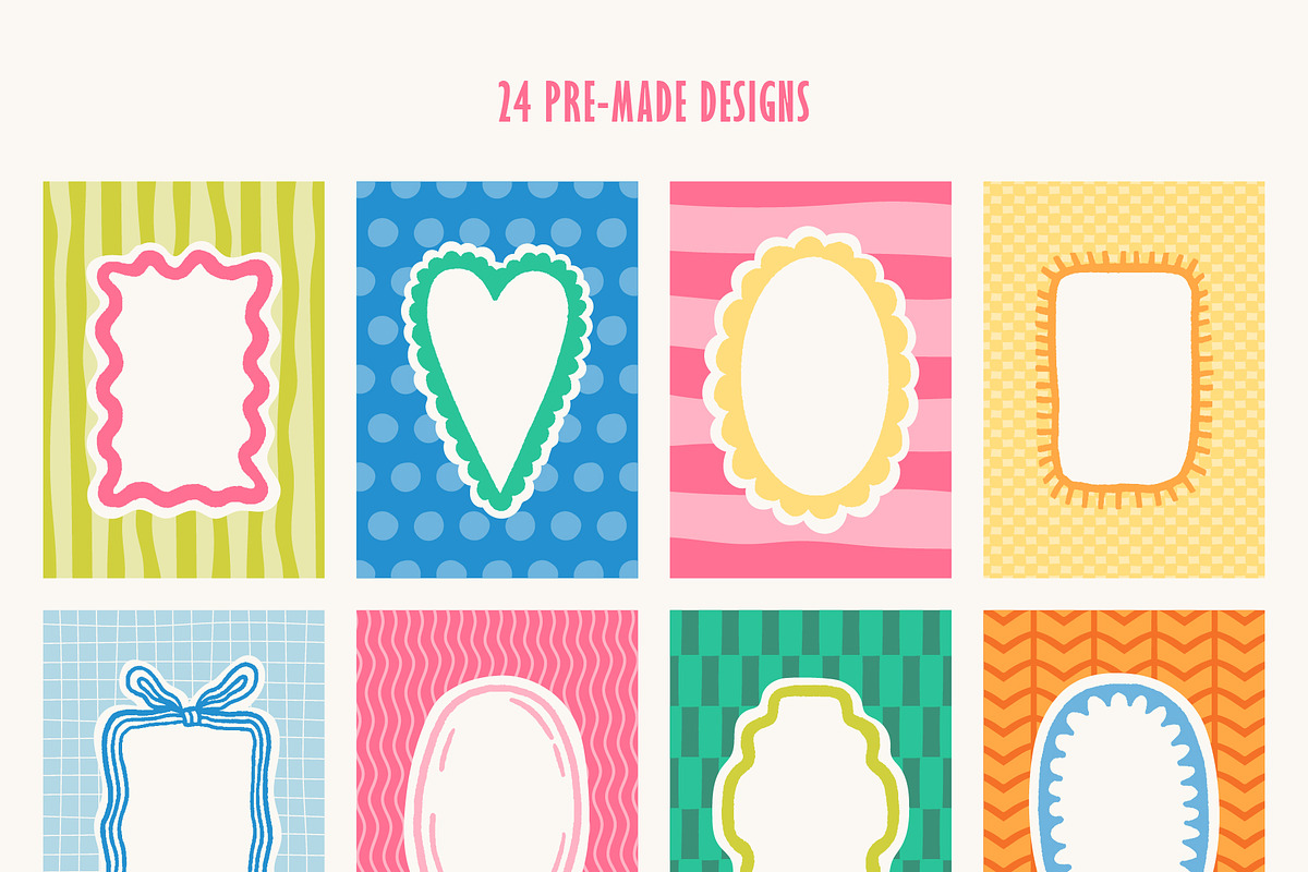 Whimsical Frames & Backgrounds, an Object Graphic by katieromanoff_art (Photo 8 of 10)