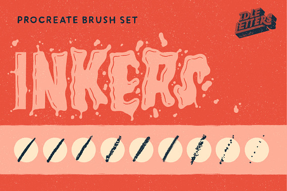 Inkers Procreate Brush Set preview 7