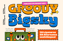 Groovy Bigsky Retro Vintage Serif