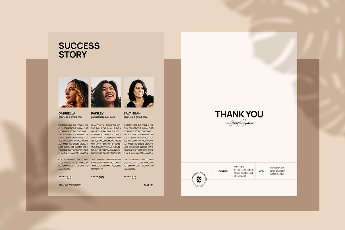 Brand Strategy Workbook Template, a Magazine Template by Studio Monova (Photo 20 of 20)