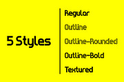 Evo - Sans & Decorative Typeface, a Font by Graphicado (Thumbnail 2 of 10)