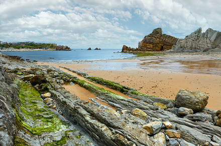Portio Beach coastline landscape., a Nature Photo by YuriyB