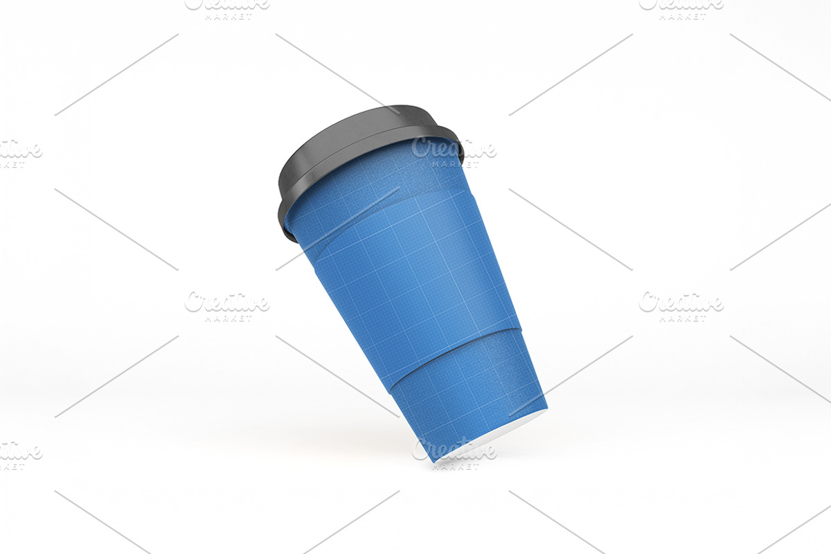 Coffee Cups Mockup, a Cups & Container Mockup by Qaleb Studio