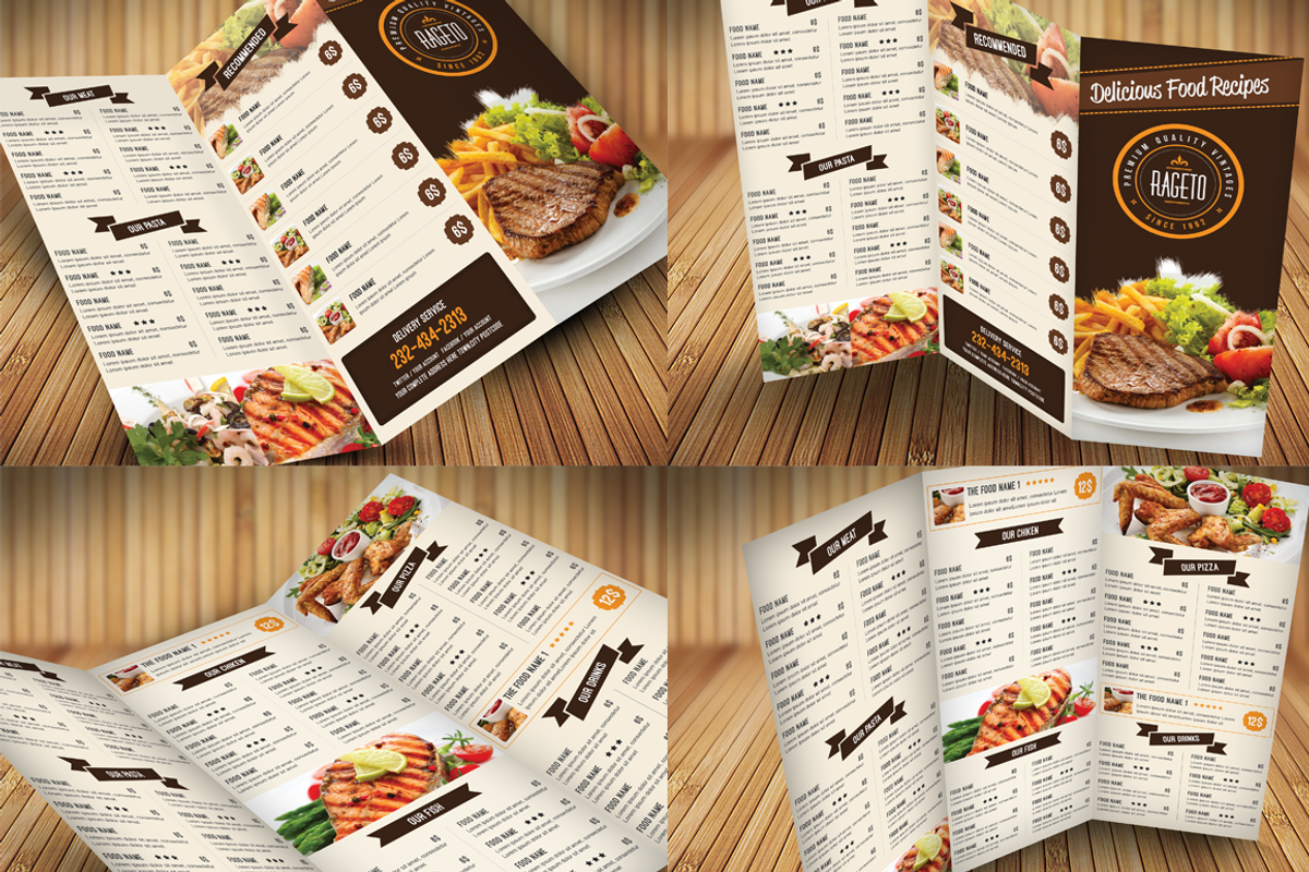 Food Menu 2, a Brochure Template by Nody4Design (Photo 2 of 5)