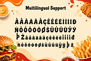 Saucy Bite - Playful Display Font, a Handwritten Font by overlaytemplates (Thumbnail 5 of 5)