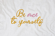 Handmade Font Duo Script Sans Serif, a Script Font by Creator Goodies (Thumbnail 12 of 13)