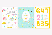 Party Clipart, Cards & Patterns, a Decorative Illustration by Ruslana Lubenets (Thumbnail 10 of 22)