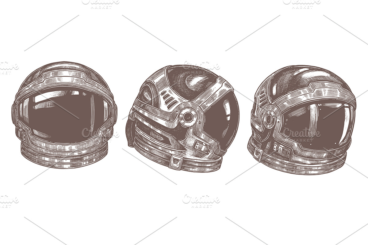Astronaut Helmet, an Animal Illustration by alexrockheart (Photo 3 of 9)