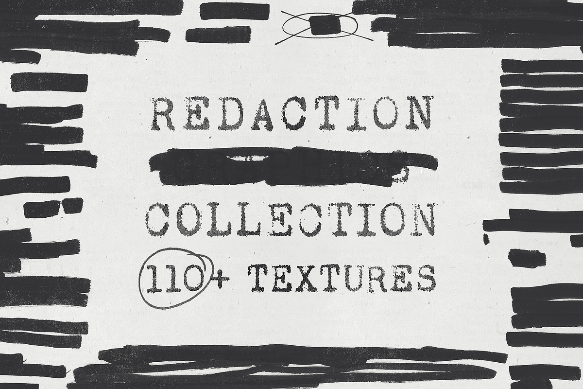 Redaction Texture Collection, a Texture Graphic by Brent Galloway (Photo 1 of 6)
