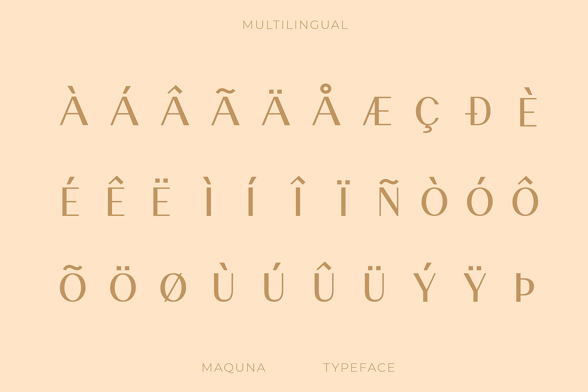 Maquna - Stylish Sans Serif Typeface, a Sans Serif Font by CCS Type (Photo 13 of 18)