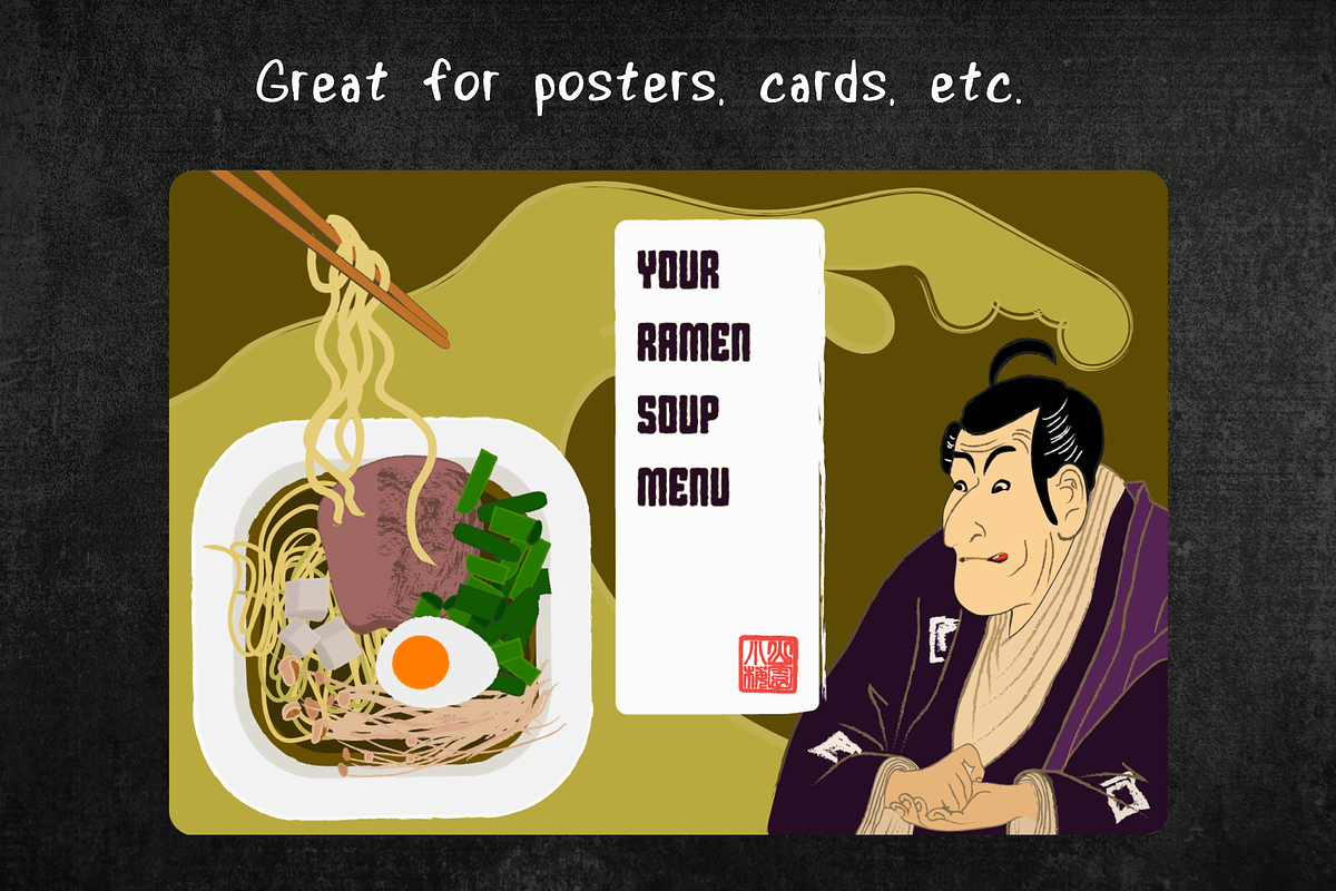 Chinese & Japanese Vector Bundle, a Food Illustration by Bychovsky design (Photo 5 of 8)