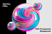 35 Textured Spheres Pack, an Object Graphic by neueworld (Thumbnail 2 of 6)