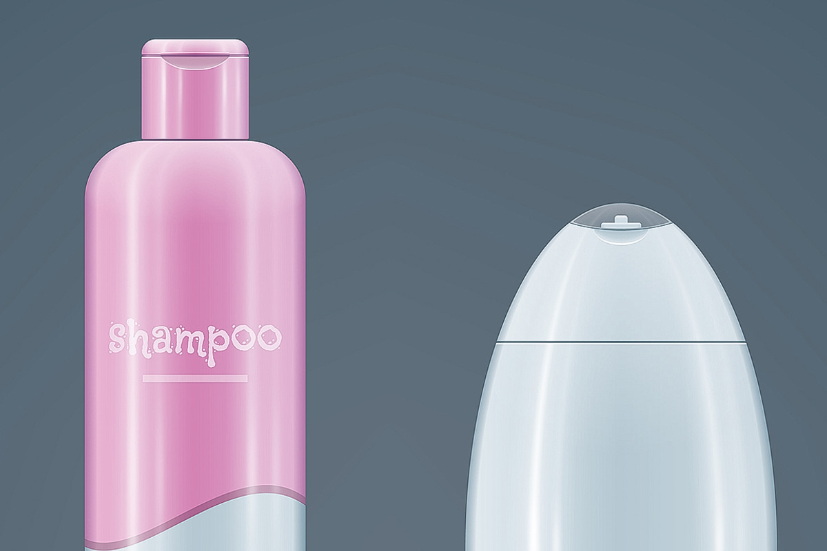 Shampoo bottles mock-up set, a Cups & Container Mockup by Vectorminator (Photo 2 of 2)