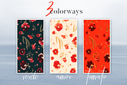 Romantic Floral Pattern, a Pattern Graphic by mina (Thumbnail 3 of 6)