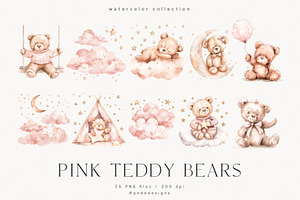 Pink Teddy Bears