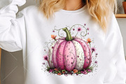 Whimsical Fall Pastel Pumpkin PNG, a Seasonal Illustration by Canvas Craft (Thumbnail 5 of 10)