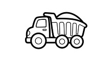 Cute baby toy truck design featuring, an Illustration by Amazin_art (Thumbnail 7 of 33)