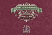 *SET* hand-drawing banners, a Decorative Illustration by ARSCOR (Thumbnail 1 of 5)