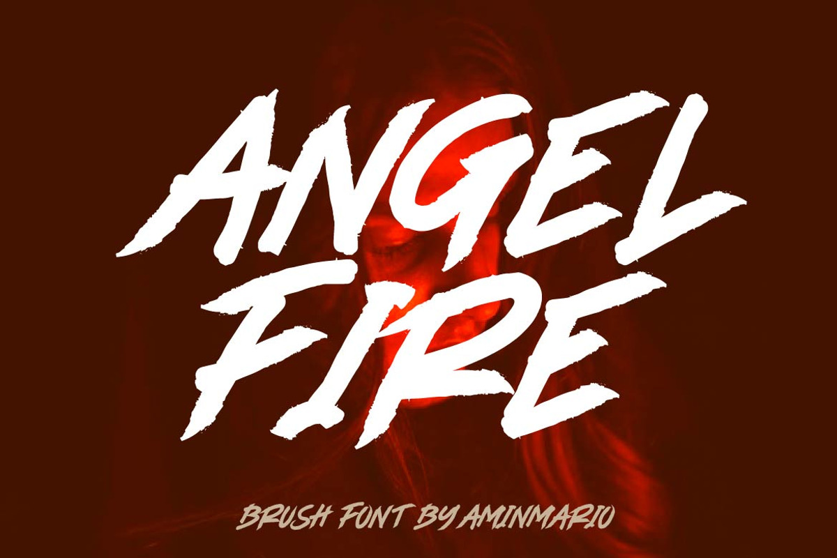 Brush Font Bundle 45 Fonts, a Blackletter Font by AMINMARIO (Photo 3 of 45)