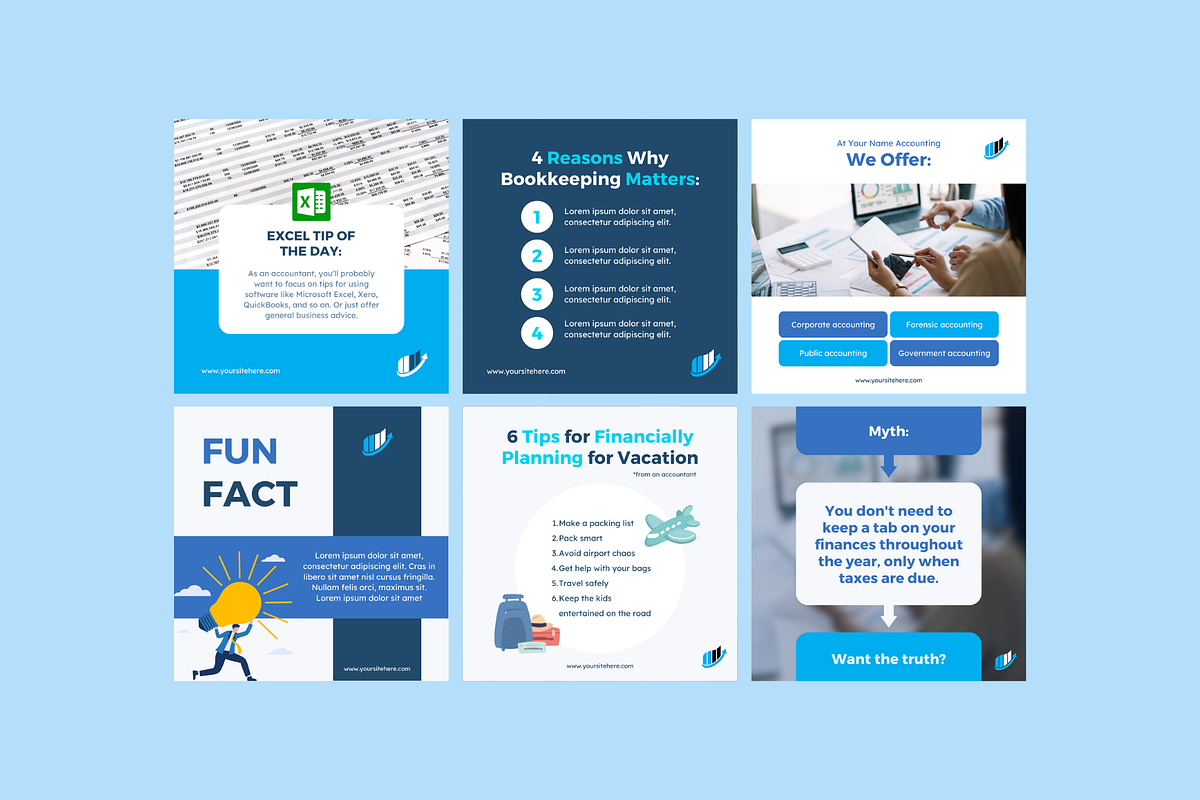Accounting Social Media, a Social Media Template by Sincerely Media (Photo 6 of 9)