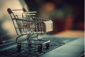 The concept of online shopping or, a Technology Photo by ZinetroN
