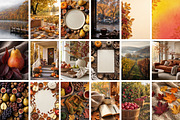 Cozy Fall / Autumn Background Bundle, a Background Photo by Selenique Studio (Thumbnail 9 of 11)