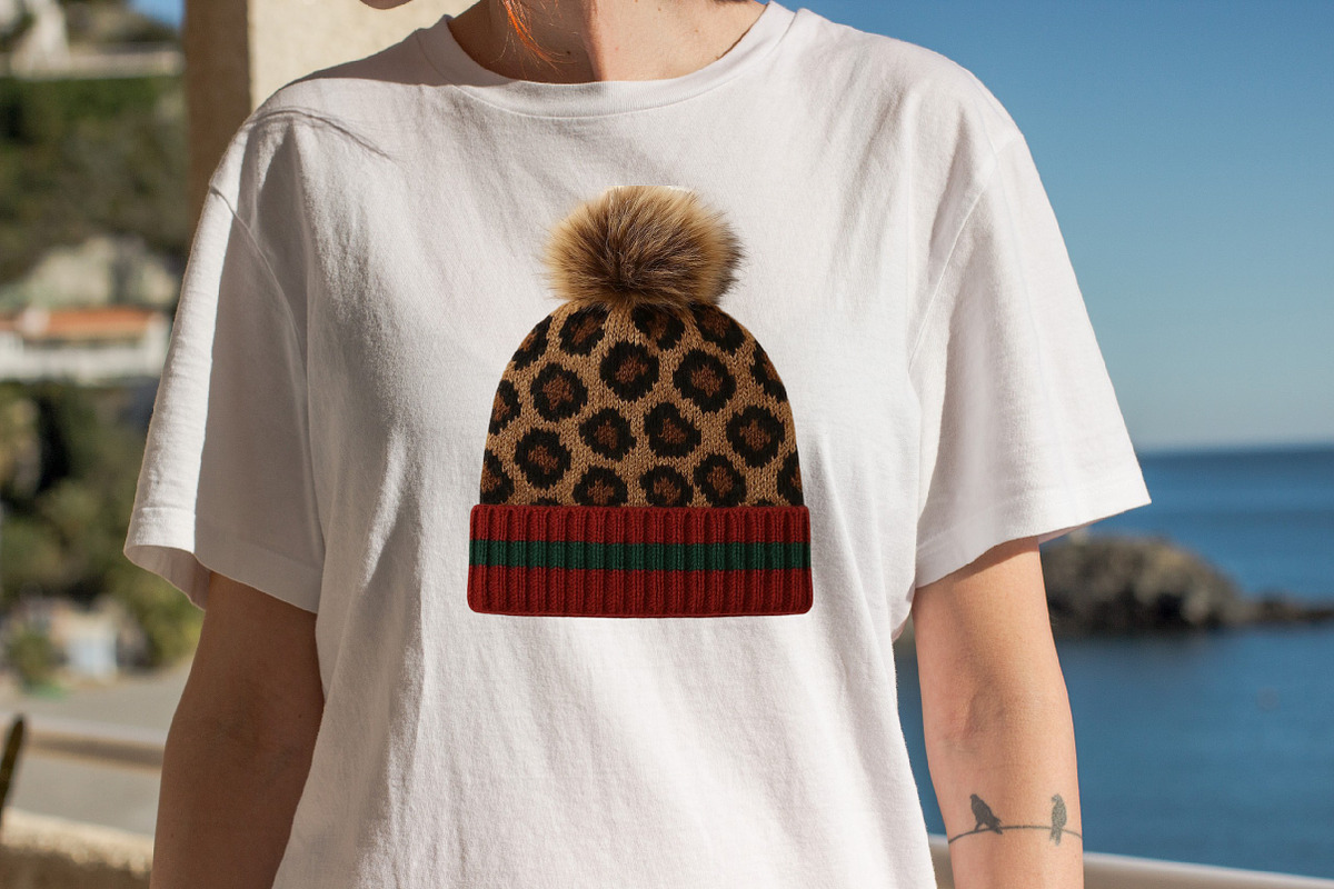 Christmas Leopard Santa Hat Clipart, an Illustration by SVGArt (Photo 5 of 8)
