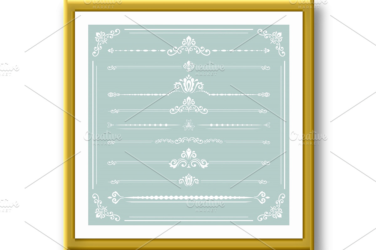 Set of Horizontal Patterns, a Decorative Illustration by FineArtStudio (Photo 3 of 3)