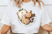 Watercolor Christmas Baking Clipart, an Illustration by Libby Wishes (Thumbnail 3 of 7)