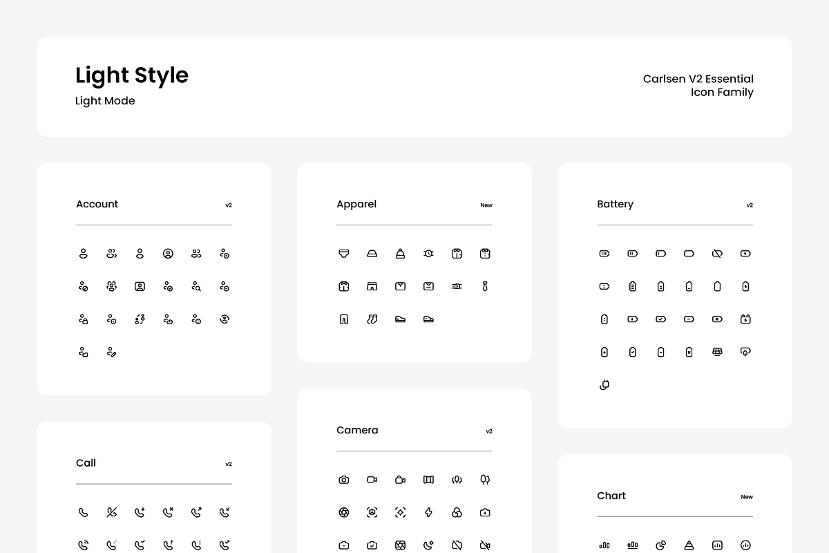 Carlsen V2 Essentials Icon Library, an Outline Icon by DailyYouth (Photo 14 of 21)