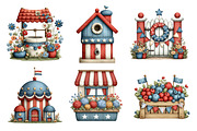 4th of July Countryside Clipart, a Seasonal Illustration by Daily.Designs (Thumbnail 5 of 5)
