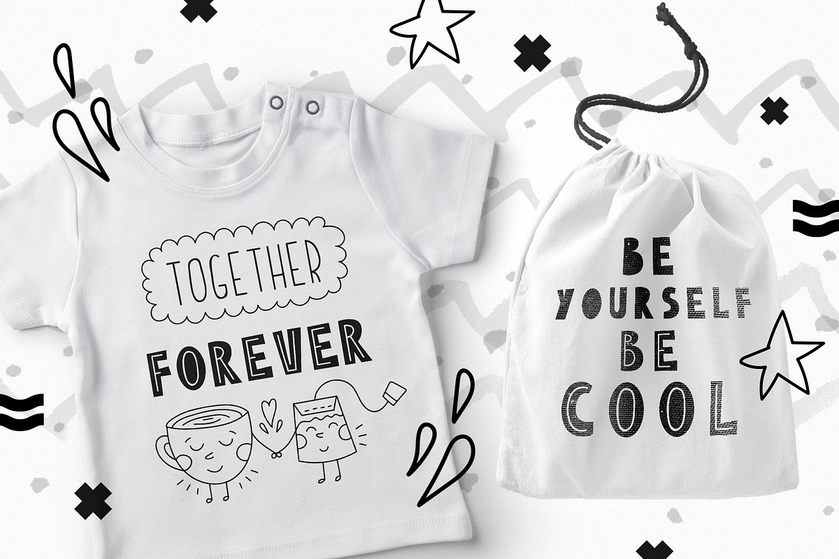 Friends Forever - Childrens font duo preview 3